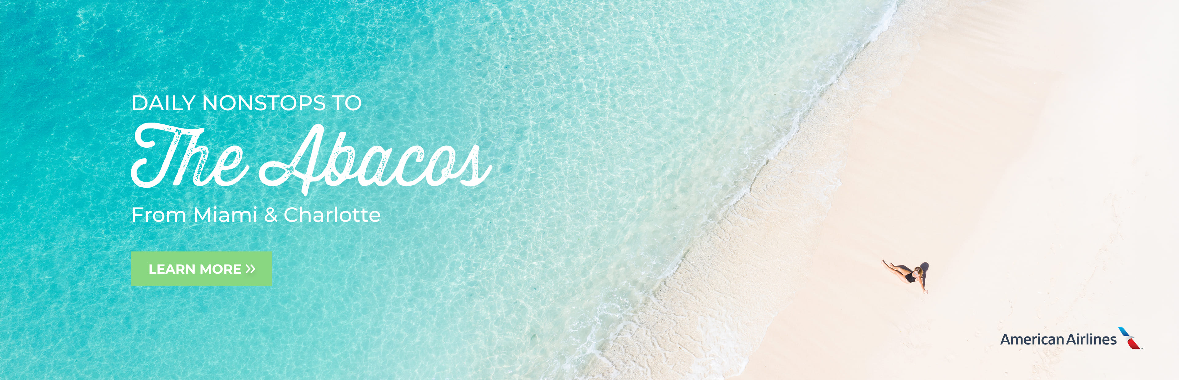 Daily Nonstop to The Abacos From Miami & Charlotte