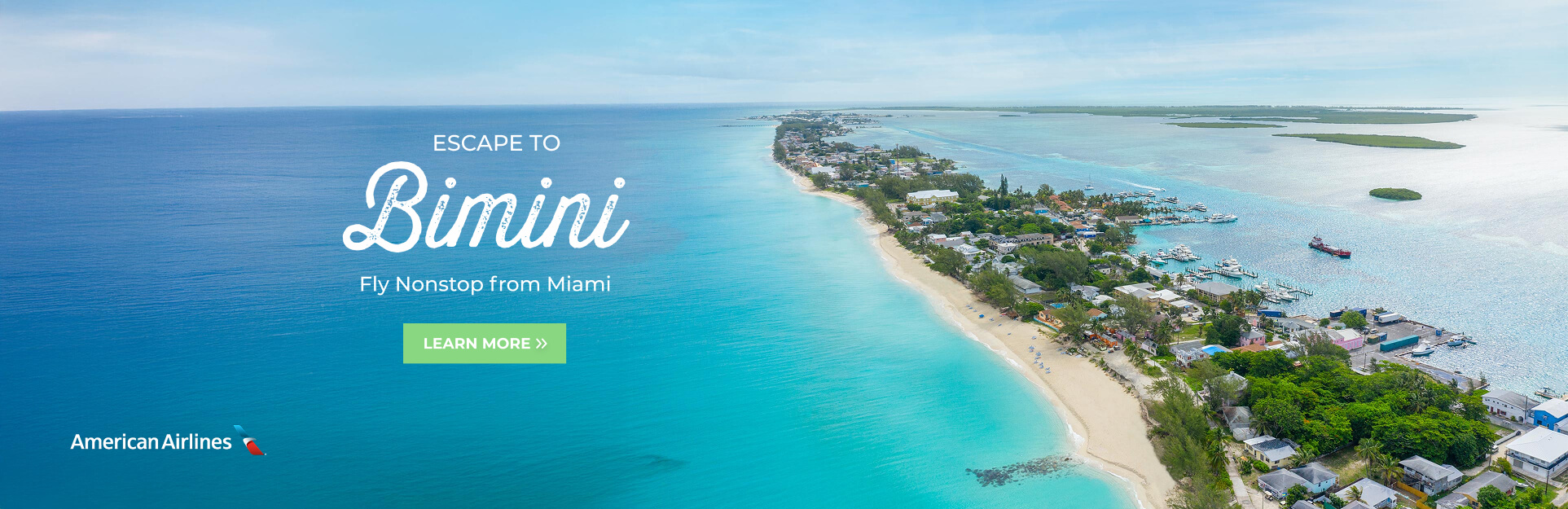 Escape to Bimini with American Airlines