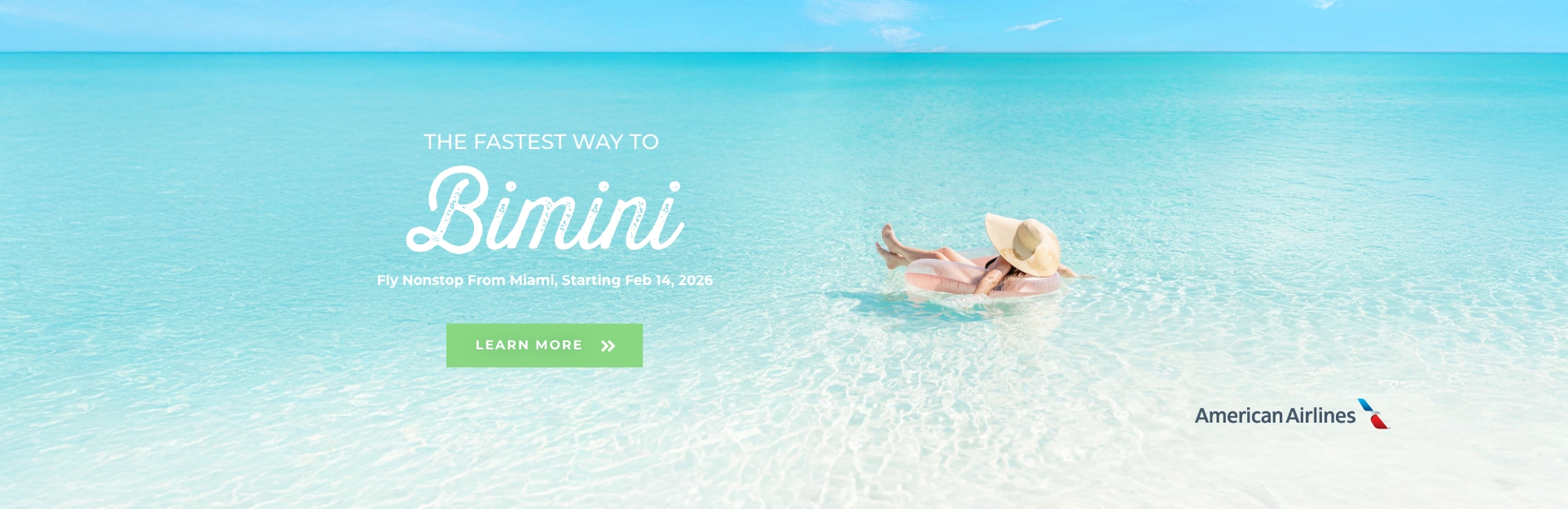 the fatest way to bimini - american airlines