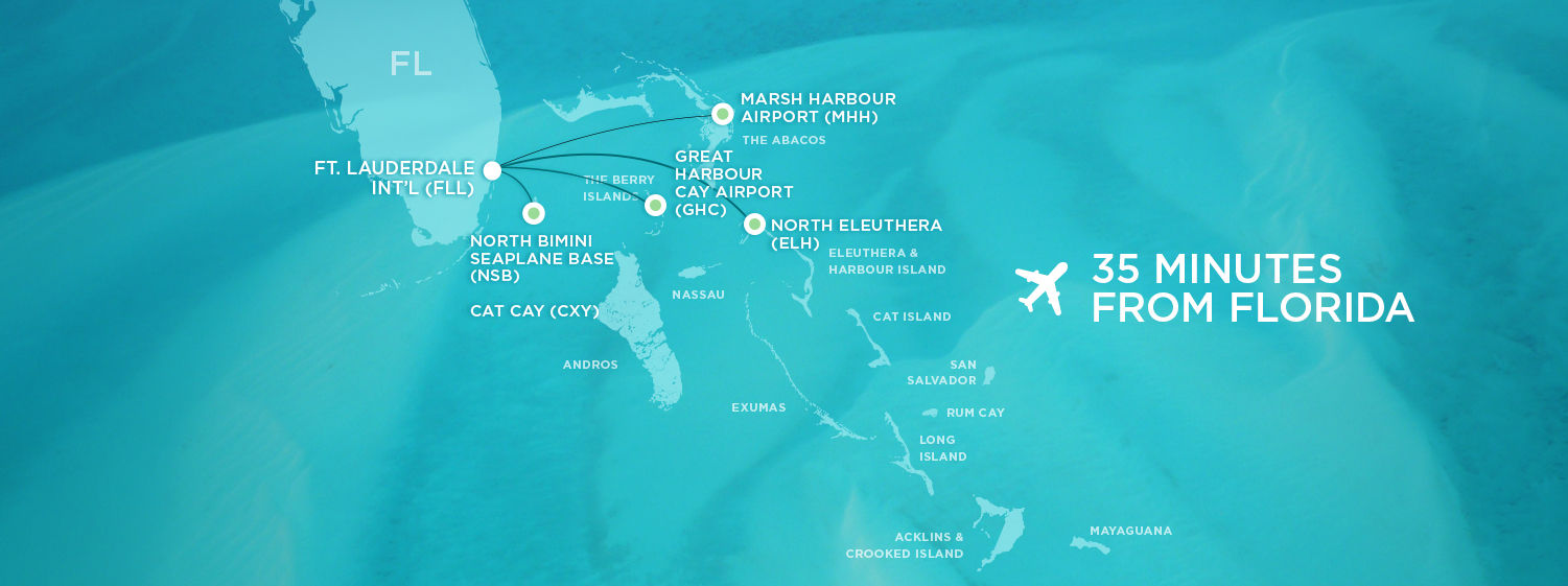 35 Minutes From Florida. Travel Now