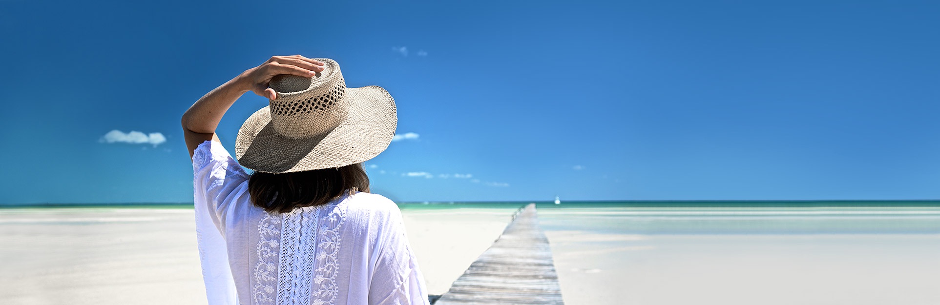 Woman looking at the sea