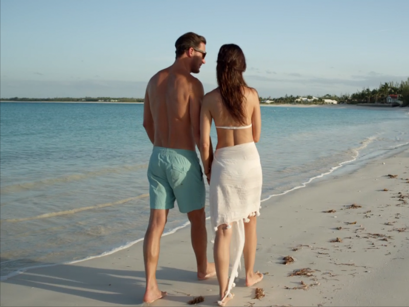 Brand Center | Romance: Beach Walk | caribbeantravel.com